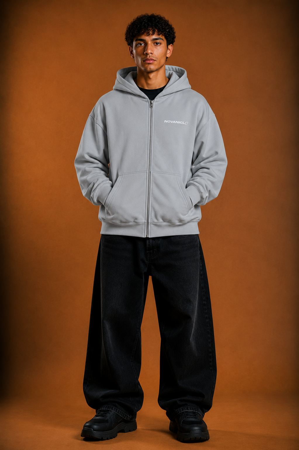 Basic Stick - Fluffy Boxcut Zipper