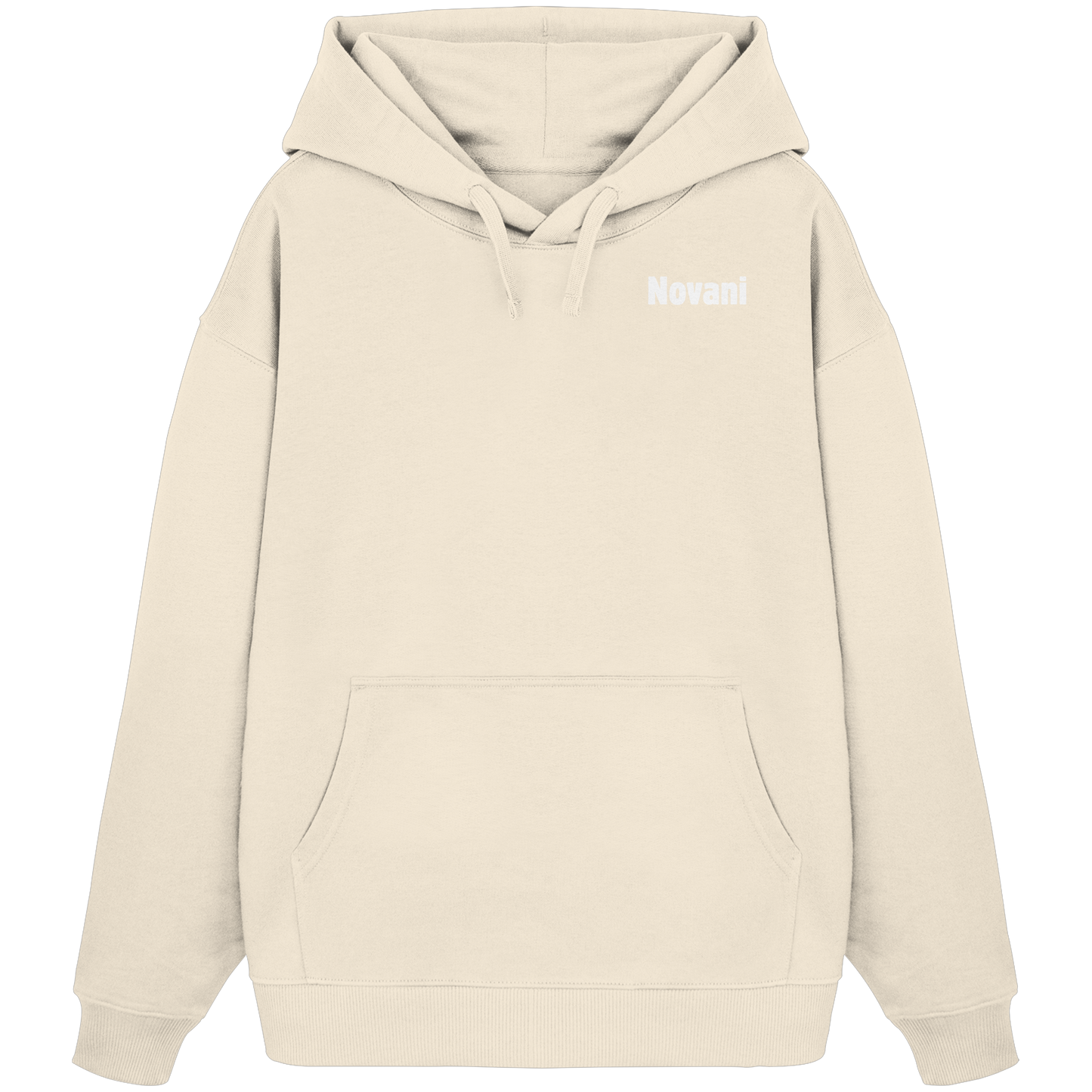 silent growth pink - Organic Oversize Hoodie