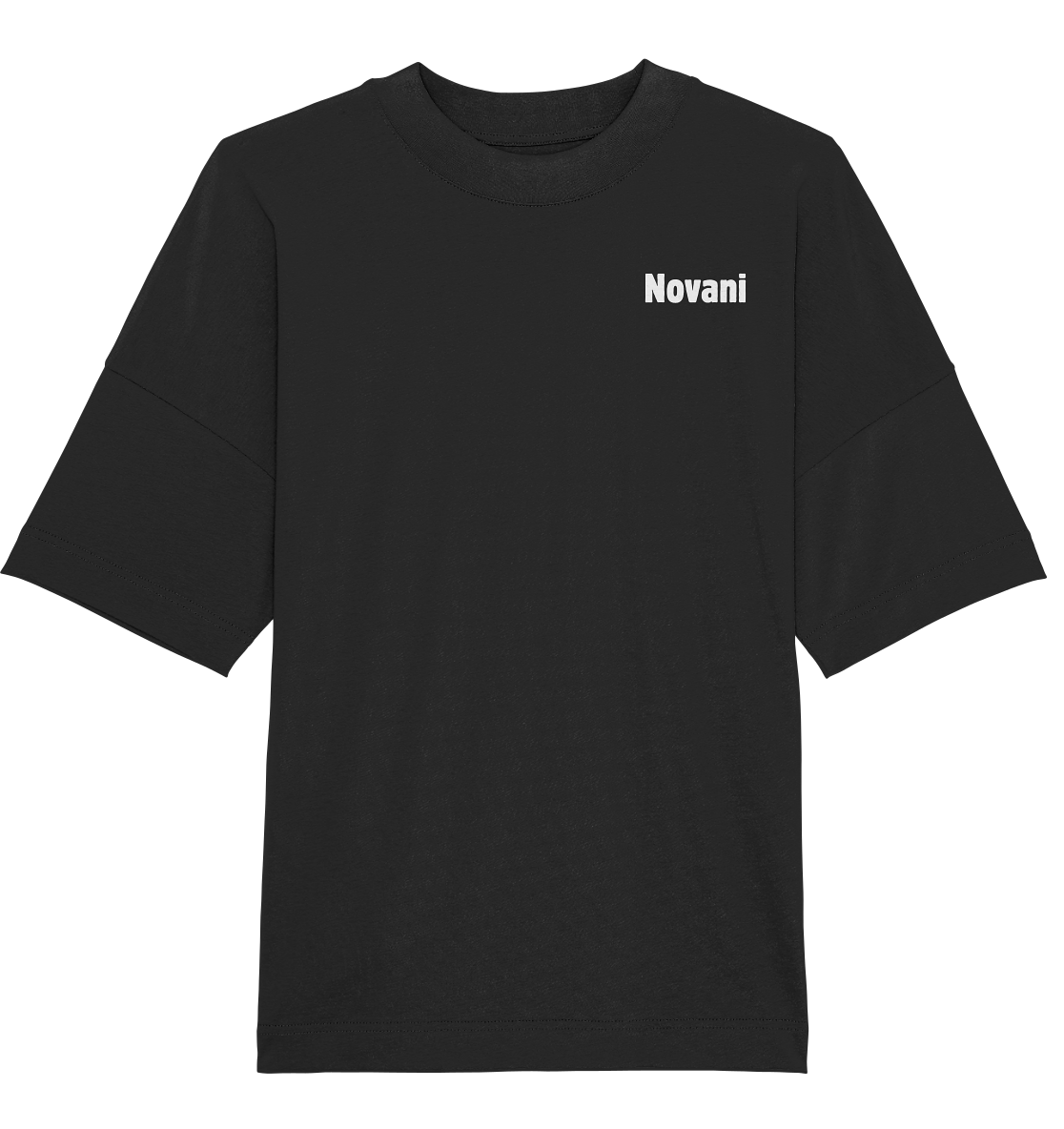 Marble Dreams Black - Organic Oversize Shirt