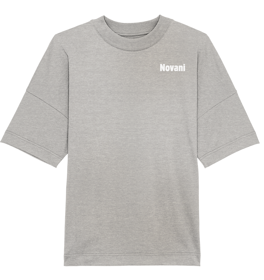silent growth pink - Organic Oversize Shirt