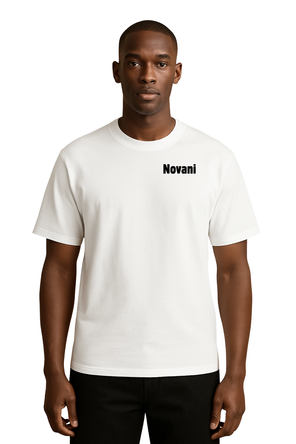 Novani Butterfly White - Organic Oversize Shirt
