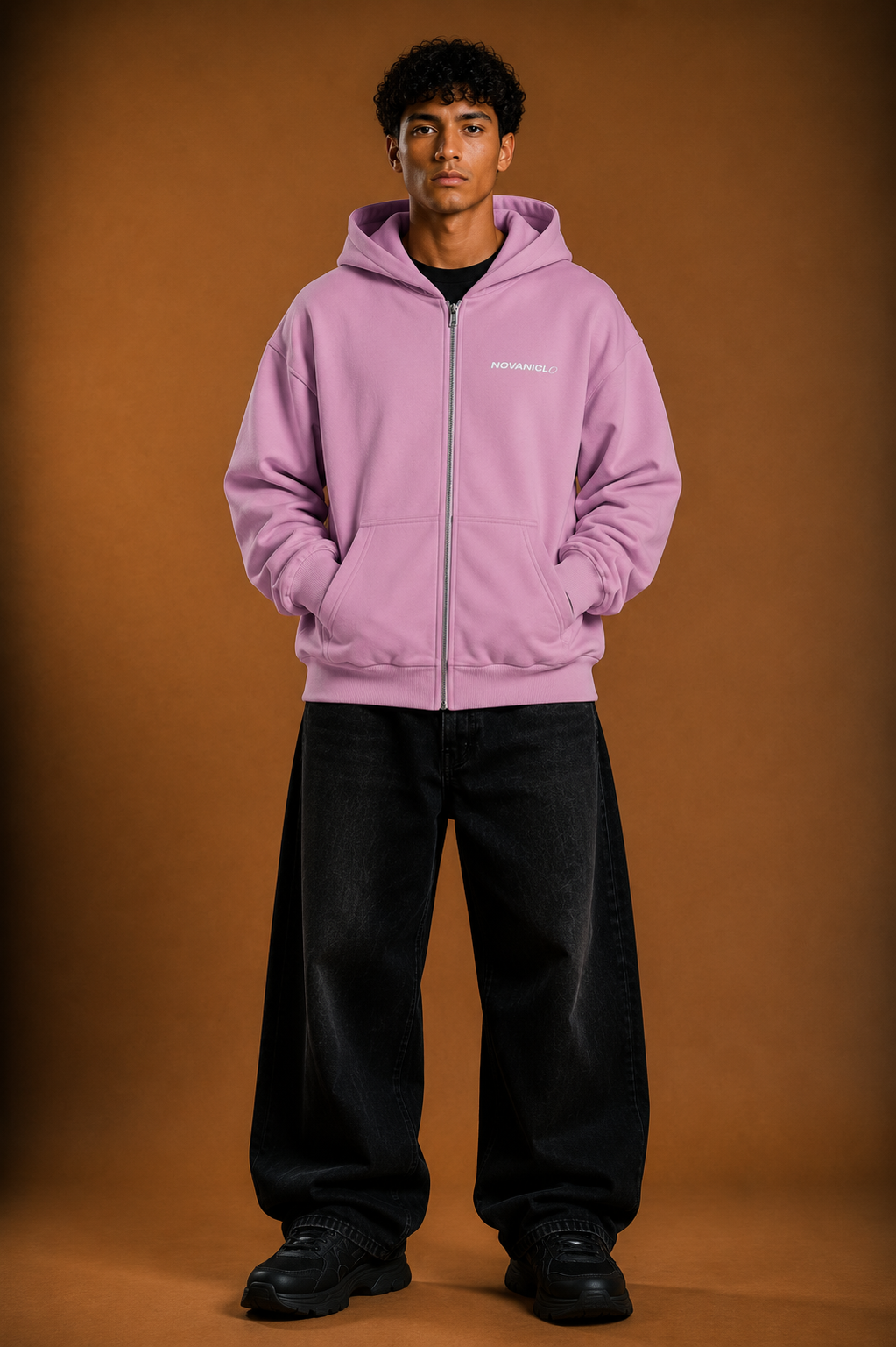 Basic Stick - Fluffy Boxcut Zipper