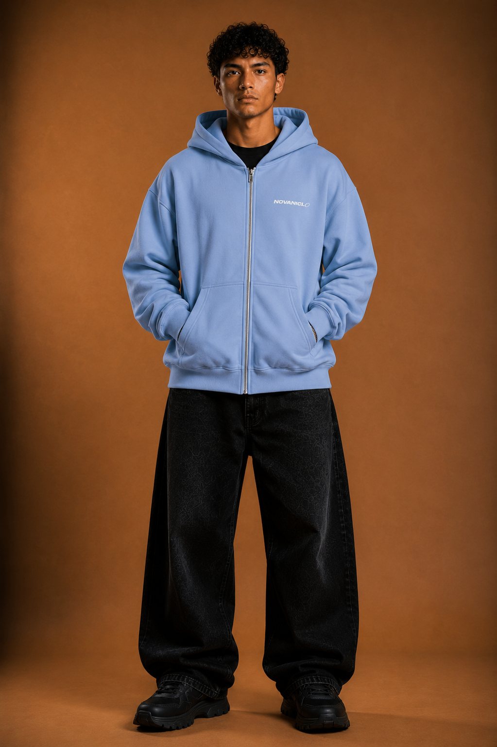 Basic Stick - Fluffy Boxcut Zipper