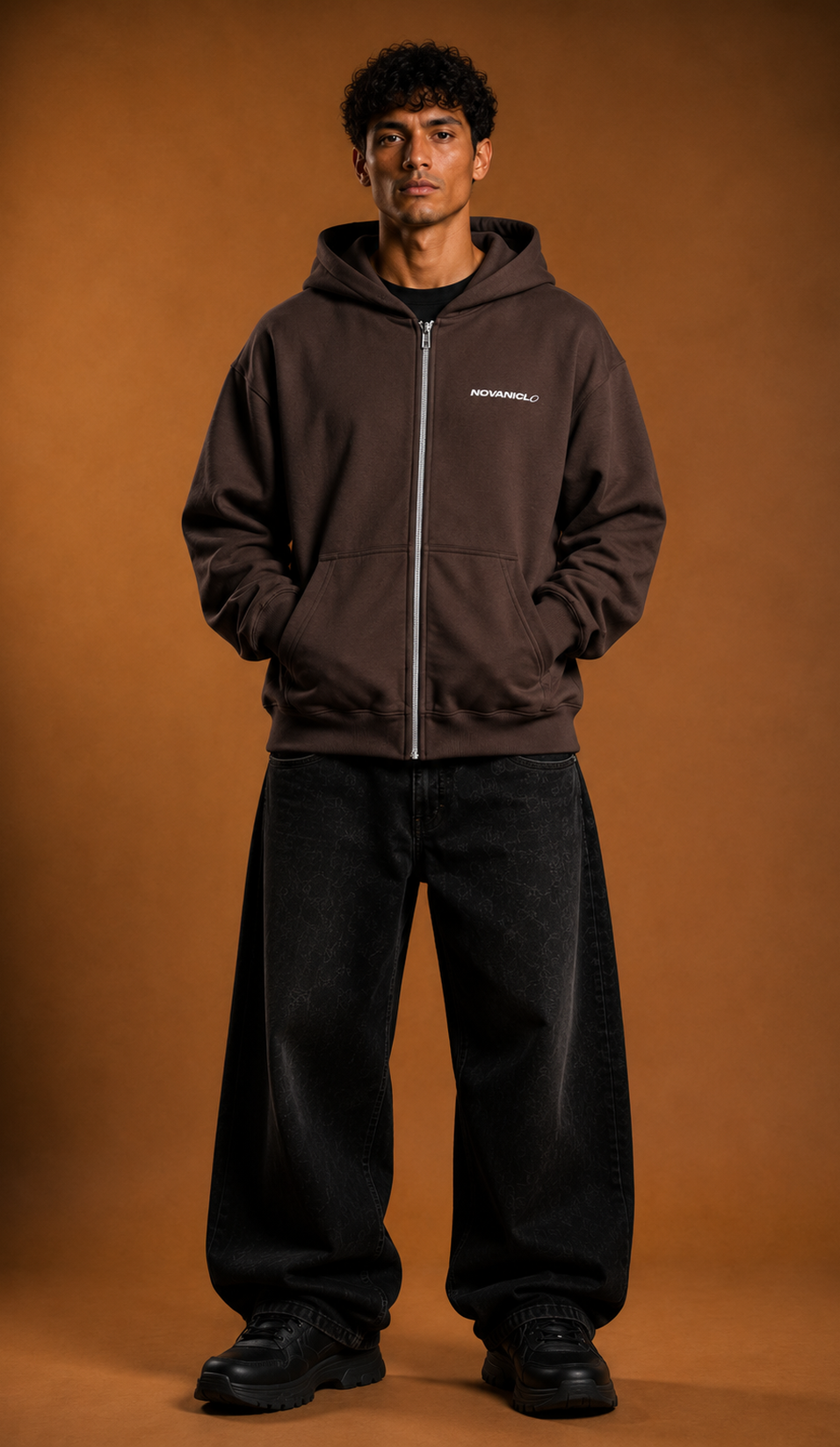Basic Stick - Fluffy Boxcut Zipper