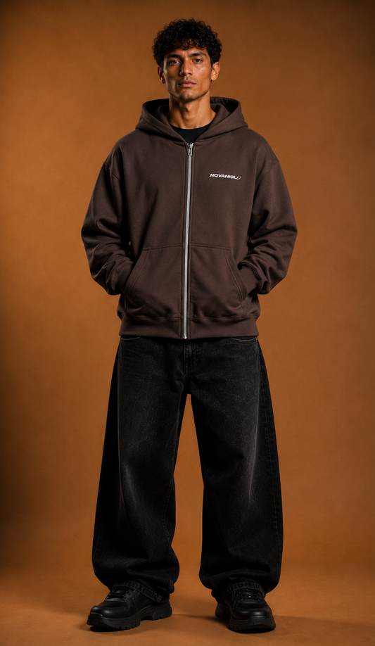 Basic Stick - Fluffy Boxcut Zipper