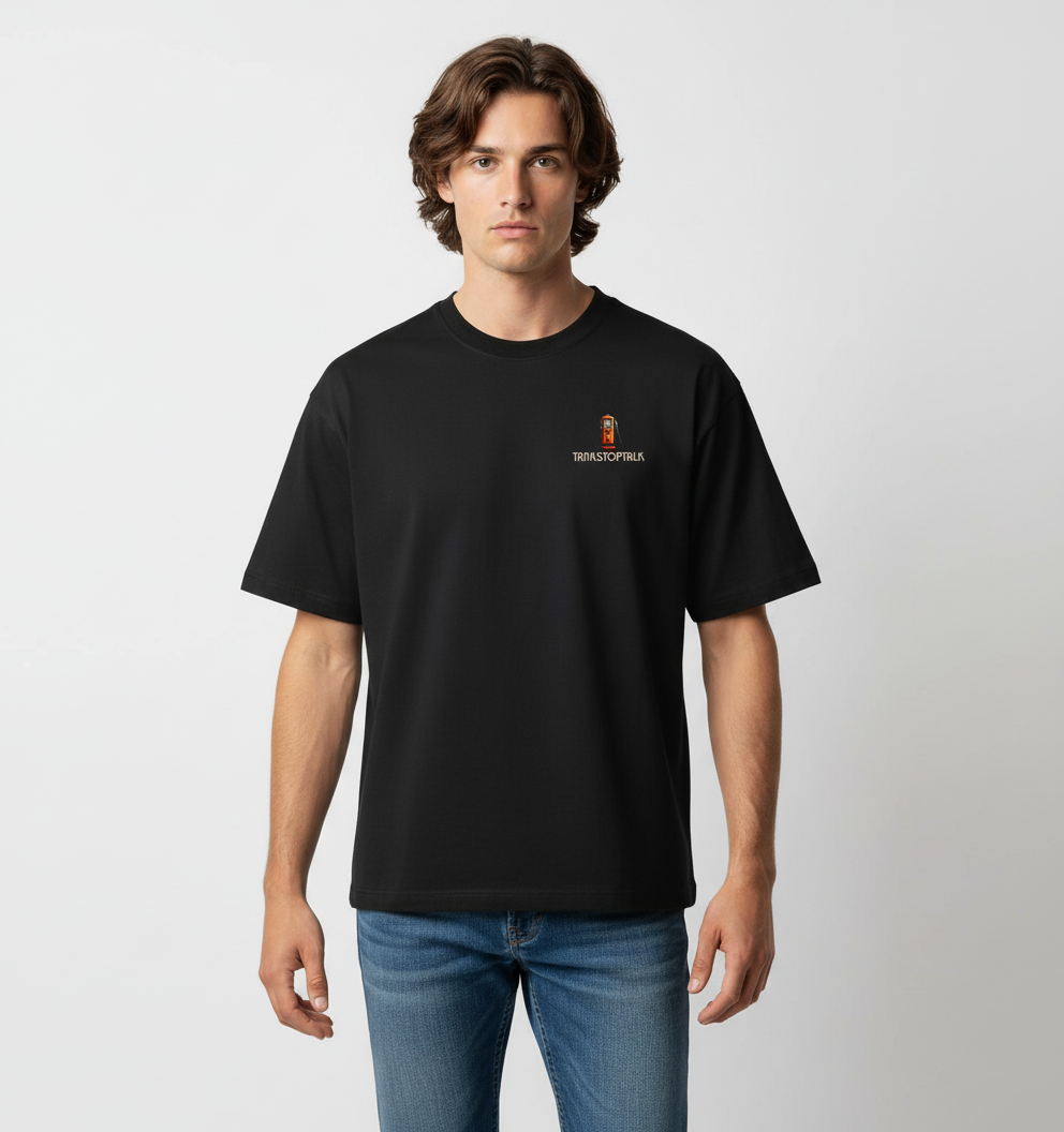 Tankstoptalk-merch Nr02 - Organic Oversize Shirt