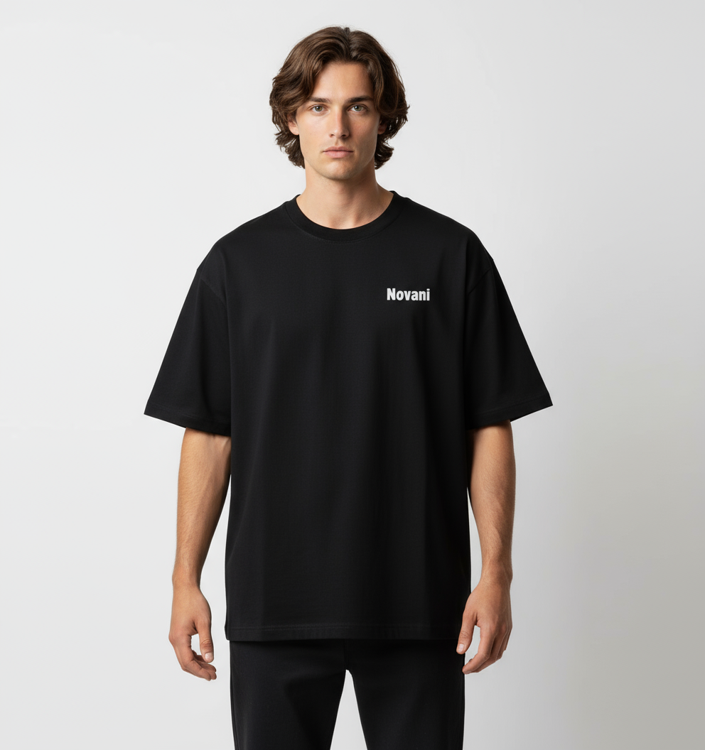 Silent Growth Blue - Organic Oversize Shirt