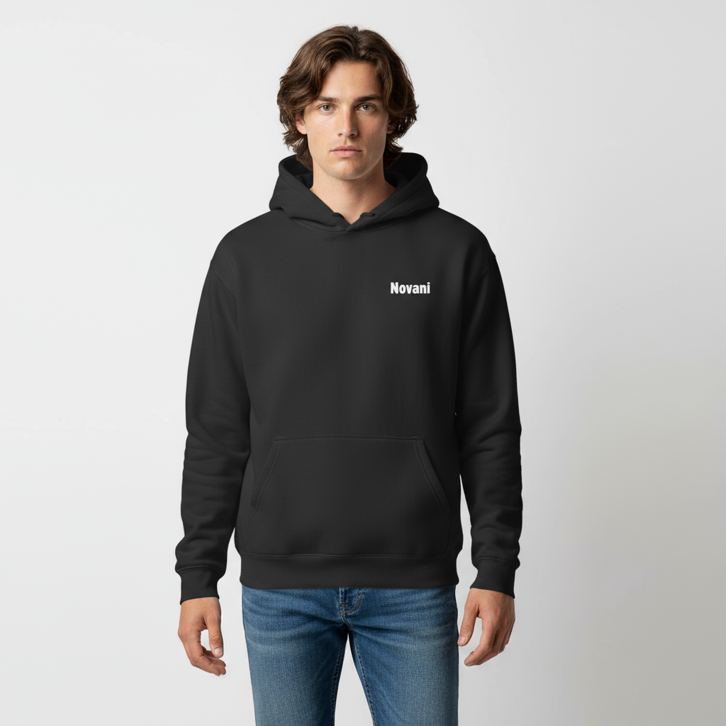 Silent Growth Blue - Organic Oversize Hoodie