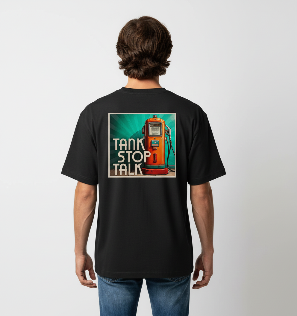 Tankstoptalk-merch Nr02 - Organic Oversize Shirt