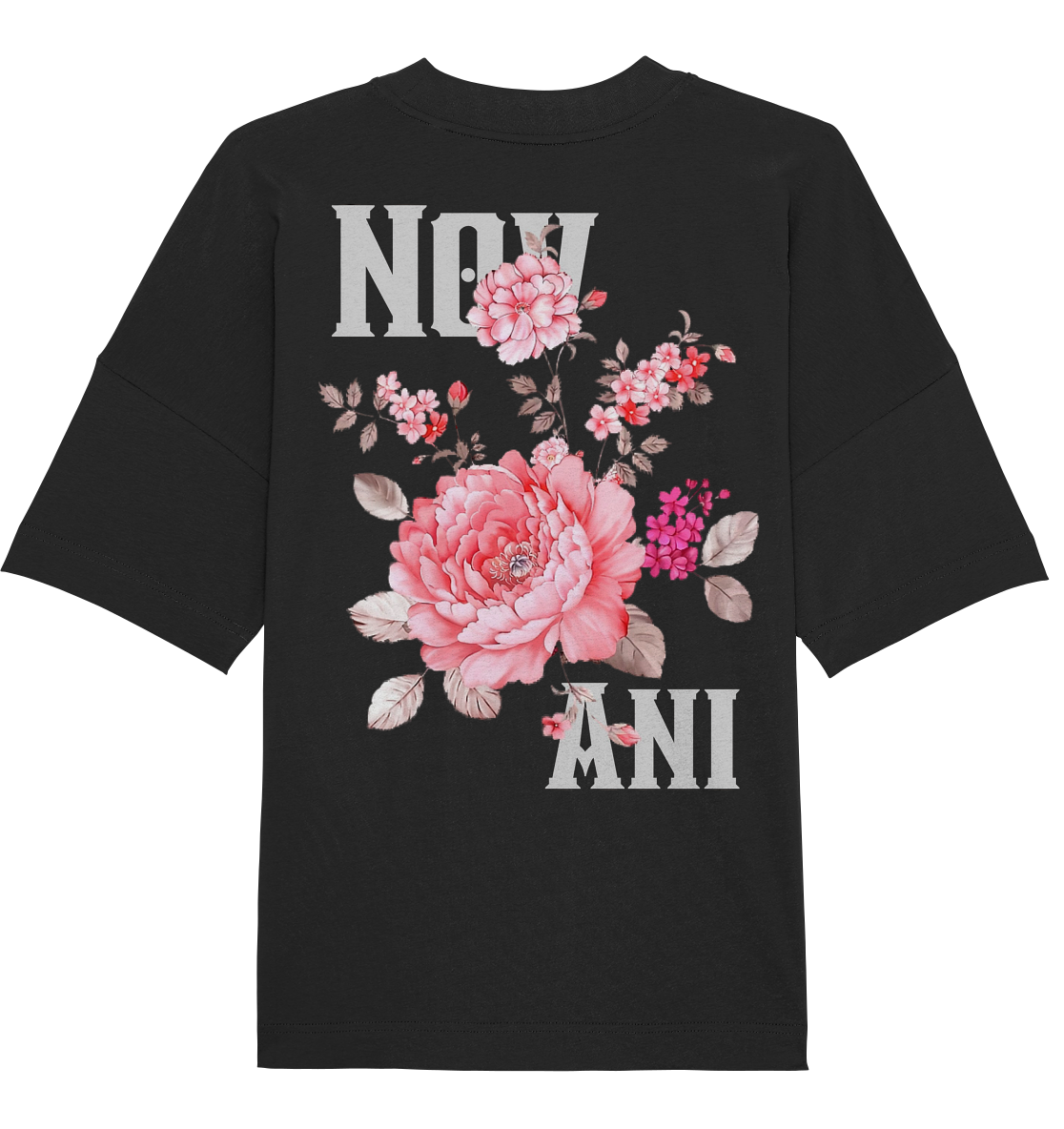 silent growth pink - Organic Oversize Shirt