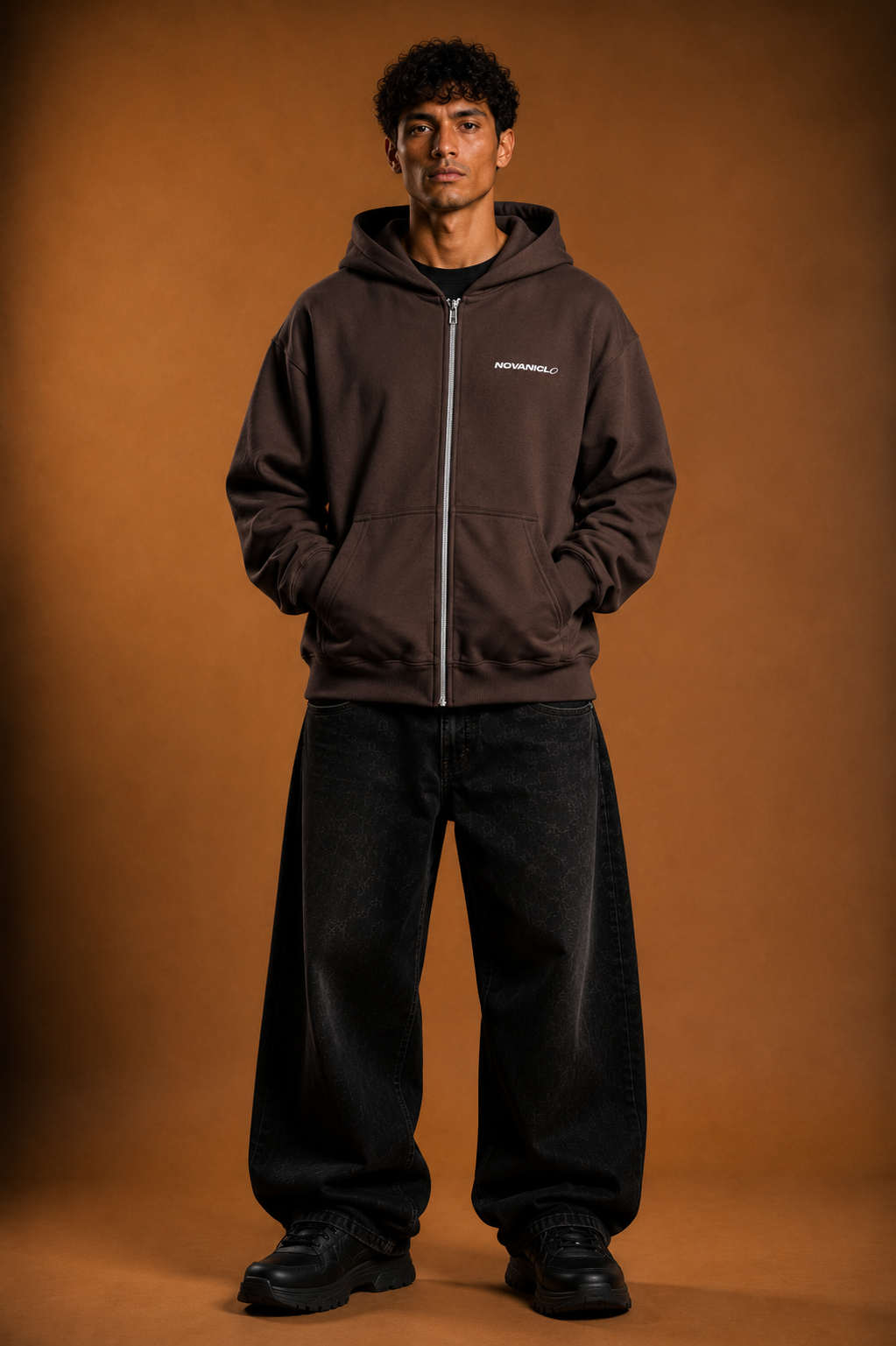 Basic Stick - Fluffy Boxcut Zipper