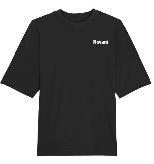 Marble Dreams Black - Organic Oversize Shirt